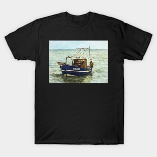 Fishing Boat Leaving the Beach T-Shirt